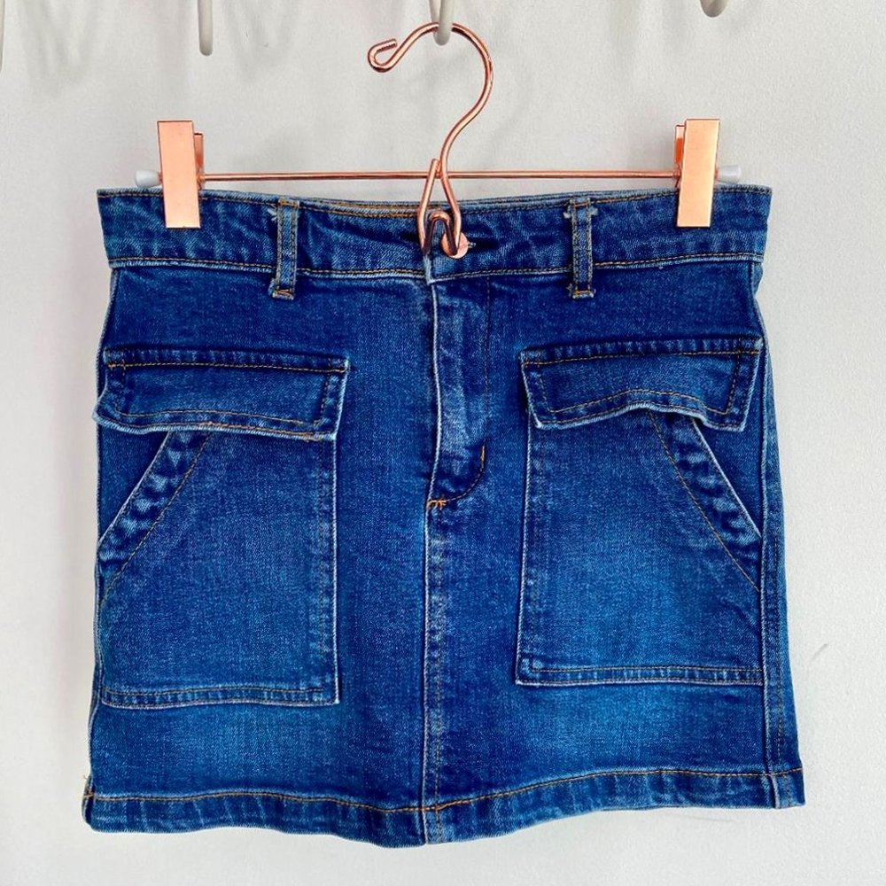 Tractr Girls' Short Denim Mini Skirt